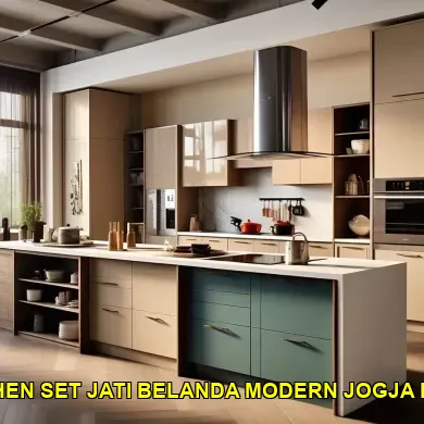 Studi Desain Kitchen Set Jati Belanda Modern Dari Kasus Nyata